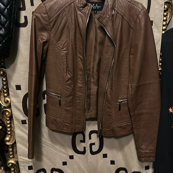 Coalitionion cognac jacket NWOT - Picture 1 of 6